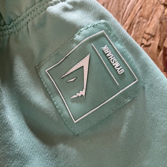 Gymshark Women's Light Blue Athletic Shorts Drawstring & Button Detail Size Smal - Picture 4 of 5